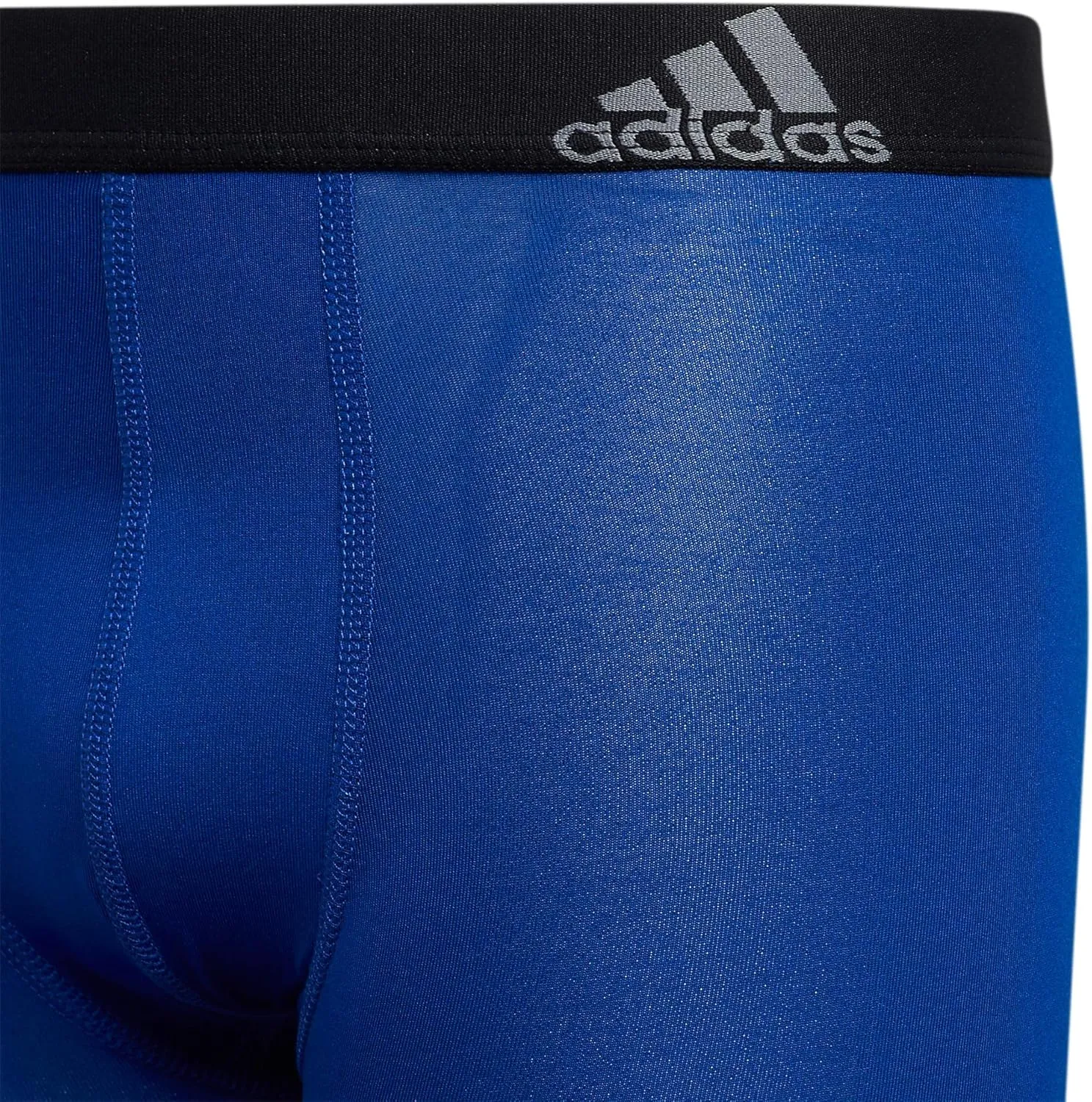 adidas Boys' Athletic Fit Microfiber Long Boxer Brief Underwear Designed for Active Sport and All Day Comfort (4 Pack)