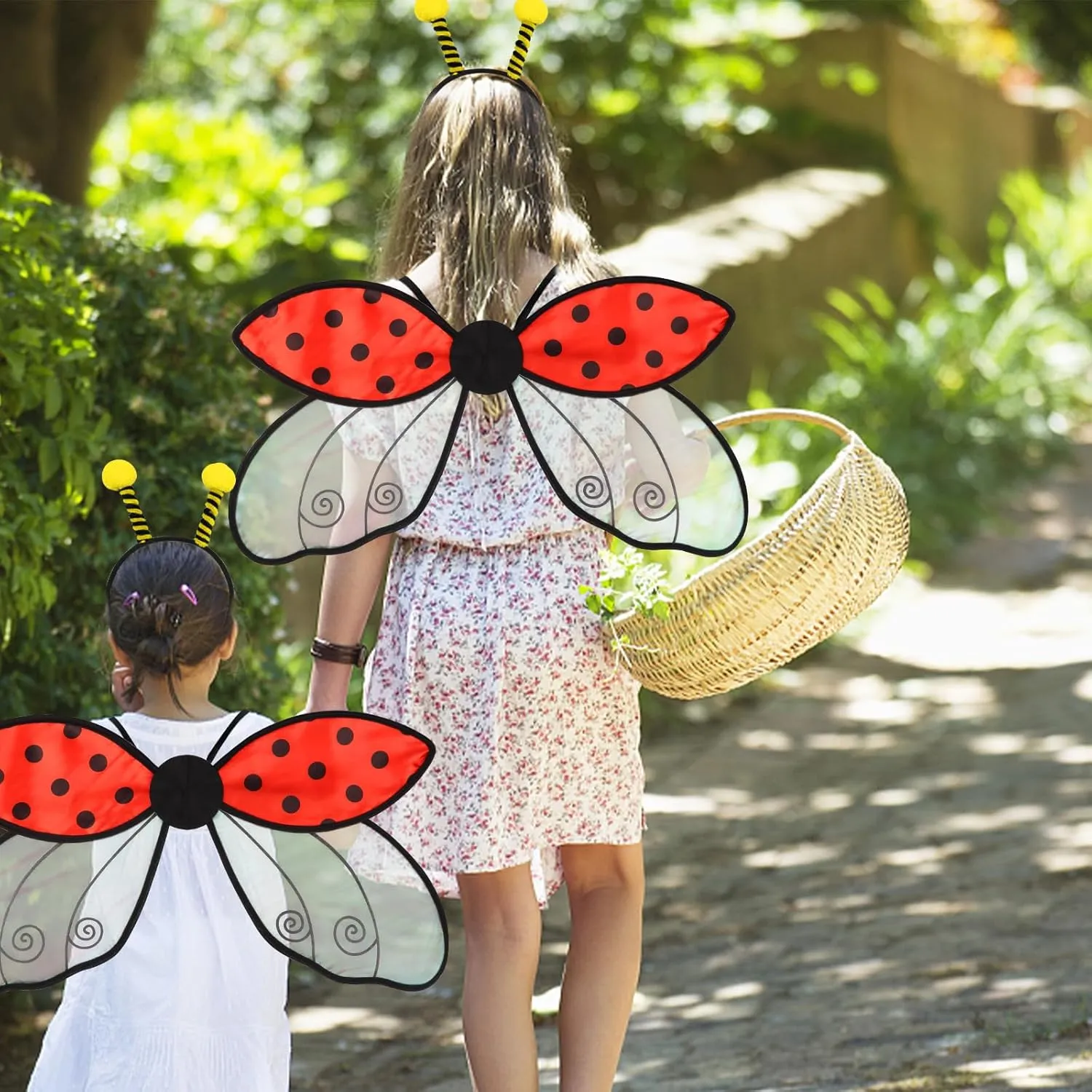 Fairy Wings Adult Women Halloween Fairy Costume for Women Accessories Butterfly Ladybug Bee Cosplay Fairy Costume Angel Wings