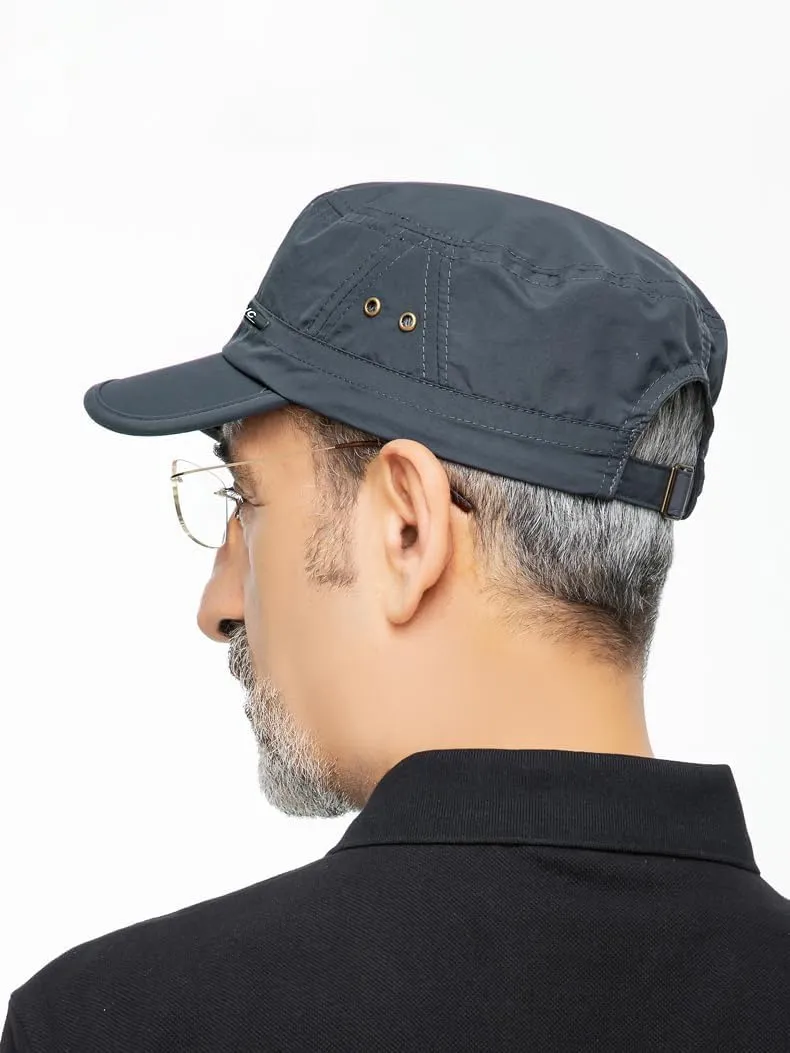 FASHIXD Mesh Military Cap Summer Army Hats for Men Quick Qry Short Bill Hat Cadet Cap