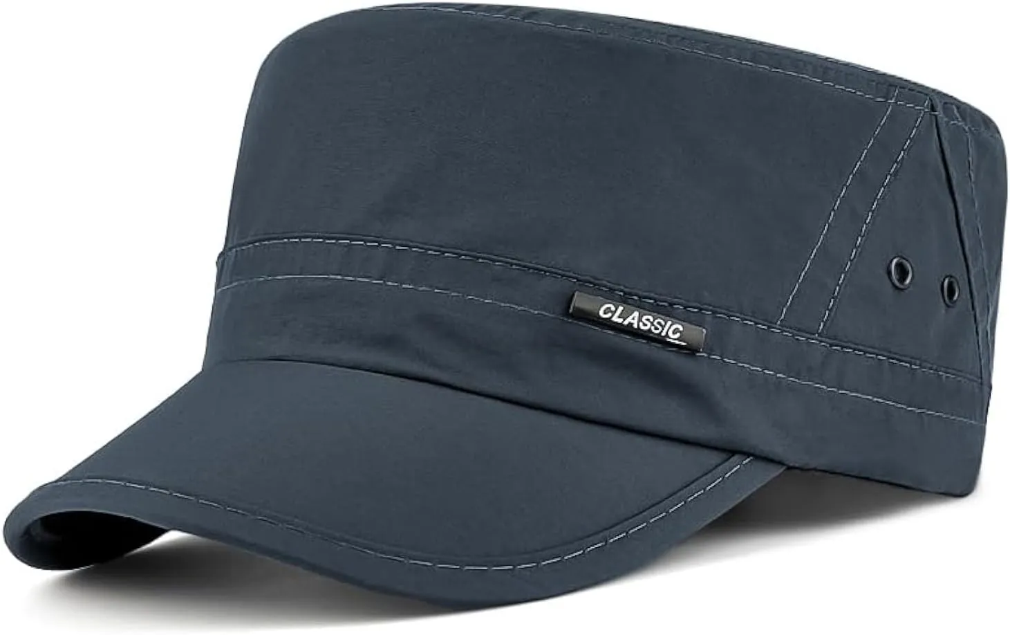 FASHIXD Mesh Military Cap Summer Army Hats for Men Quick Qry Short Bill Hat Cadet Cap