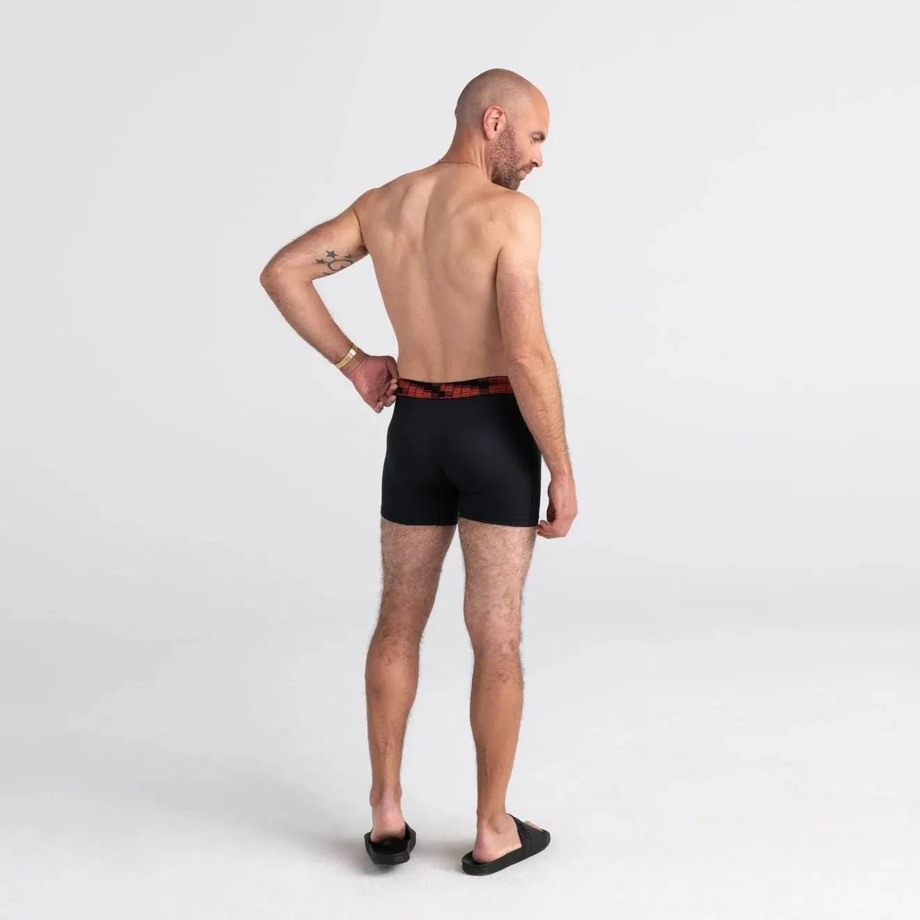 SAXX Underwear Co. Men's Underwear with Pouch Sport Mesh Boxer Brief Fly 2Pk
